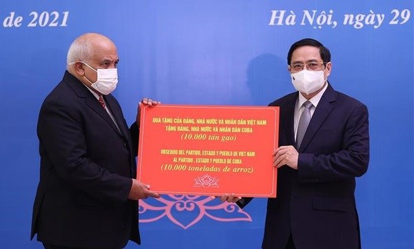 Vietnam offers 10,000 tonnes of rice to Cuba